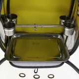 Bird Travel Carrier Kit,Parrot Backpack+Bird Stainless Steel Standing Frame