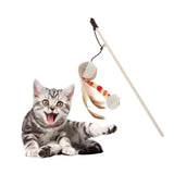 Maxbell Maxbell Kitten Funny Colorful Rod Cat Wand Toys Pet Cat Toys Interactive pumpkin