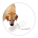 Maxbell Maxbell 550ml Dog Travel Outdoor Water Drinking Bottle for Outdoor Hiking beige