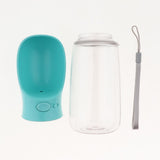 Maxbell Maxbell 550ml Dog Travel Outdoor Water Drinking Bottle for Outdoor Hiking blue