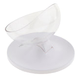 Maxbell Maxbell Pet Cat Bowls Kitten Feeding Food Water Bowl with Cute Design White