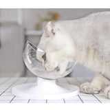 Maxbell Maxbell Pet Cat Bowls Kitten Feeding Food Water Bowl with Cute Design White