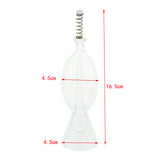Maxbell Maxbell Crystal Feeding Cup Aquarium Fish Feeder Food Feeding Cup Round