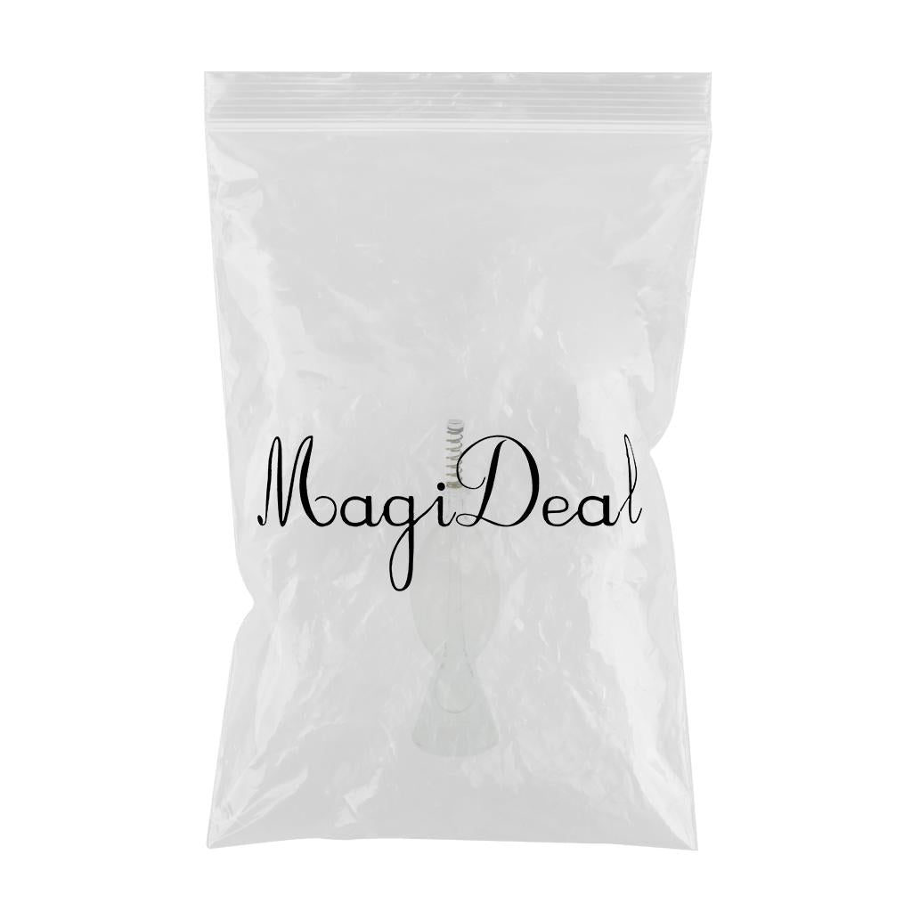 Maxbell Maxbell Crystal Feeding Cup Aquarium Fish Feeder Food Feeding Cup Round