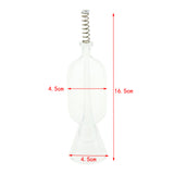 Maxbell Maxbell Crystal Feeding Cup Aquarium Fish Feeder Food Feeding Cup Straight