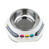 Maxbell Maxbell Pet Dog Feeder Cat Feeding Bowl Food Container Stainless Steel Bowl 180ml