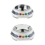 Maxbell Maxbell Pet Dog Feeder Cat Feeding Bowl Food Container Stainless Steel Bowl 180ml