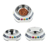 Maxbell Maxbell Pet Dog Feeder Cat Feeding Bowl Food Container Stainless Steel Bowl 180ml