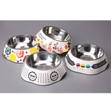 Maxbell Maxbell Pet Dog Feeder Cat Feeding Bowl Food Container Stainless Steel Bowl 180ml