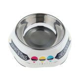 Maxbell Maxbell Pet Dog Feeder Cat Feeding Bowl Food Container Stainless Steel Bowl 420ml