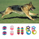 Maxbell 2 Pcs Pet Dog Cat Interactive Play Chewing Toy Teeth Cleaning for Dog Cat 11.5x4.5cm