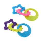 Maxbell 2 Pcs Pet Dog Cat Interactive Play Chewing Toy Teeth Cleaning for Dog Cat 17x8x1cm