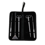 Maxbell Maxbell Aquarium Tools Kit 5 in 1 Stainless Steel Aquatic Plant Tweezers Set Type 1