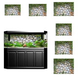 Maxbell Maxbell HD Dramatic 3D Print Single Adhesive Picture Backdrop for Fish Tank Aquarium XXL