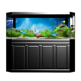 Maxbell Maxbell 3D Aquarium Fish Tank Background Poster Picture PVC Adhesive Decor 122x46cm