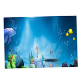 Maxbell Maxbell 3D Aquarium Fish Tank Background Poster Picture PVC Adhesive Decor 122x46cm
