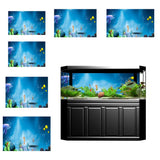 Maxbell Maxbell 3D Aquarium Fish Tank Background Poster Picture PVC Adhesive Decor 122x46cm