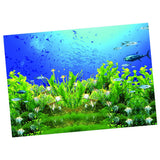 Maxbell Maxbell High Definition 3D Single Adhesive Plant Fish Picture Backdrop for Aquarium S
