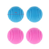 Maxbell Maxbell 2Pcs Nearly Indestructible Dog Balls, Chew Fetch Play Pet Dogs Toy Pink