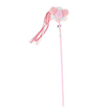 Maxbell Maxbell 2 Pcs Cat Feather Toy, Interactive Cat Fishing Toy, Cat Stick Teaser Pink