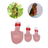 Maxbell Maxbell Parrot Reusable Nappies Pocket Cloth Diaper Bird Pee Pad Pink Flower S