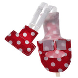 7xParrot Reusable Nappies Adjustable Pocket Cloth Diaper Bird Clothes Red M