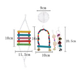 Maxbell Maxbell Bird Foraging Feeder Hanging Intelligence Toy Cage Feeder Five-piece suit