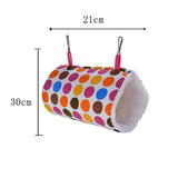 Maxbell Maxbell Small Pets Play Canvas Tunnel Cage Hammock Toy for Hamster Squirrel Dot