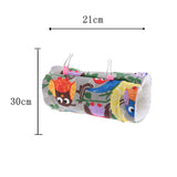 Maxbell Maxbell Small Pets Play Canvas Tunnel Cage Hammock Toy for Hamster Squirrel Tree