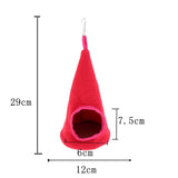 Maxbell Maxbell Peaked Flannelette Hammock Sleeping Bag for Small Animals Red