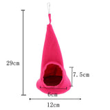 Maxbell Maxbell Peaked Flannelette Hammock Sleeping Bag for Small Animals Pink