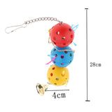 Maxbell Bird Chewing Toy Parrot Bird Cage Hanging Toys Pet Bird Cage Swing