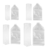 Maxbell Maxbell 50xPlastic Bags for Shipment or Transportation Aquatic Fish Shrimp 18x42cm
