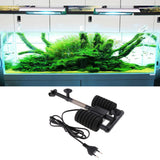 Maxbell Maxbell Air Pump Double Sponge Water Filter for Aquarium Fish Tank EU Plug
