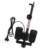 Maxbell Maxbell Air Pump Double Sponge Water Filter for Aquarium Fish Tank EU Plug