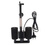 Maxbell Maxbell Air Pump Double Sponge Water Filter for Aquarium Fish Tank EU Plug