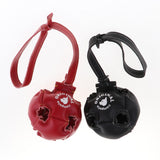 Maxbell Maxbell Pet Dog Puppy Toy Hollow Ball with Rope Handle Easy to Throw Black