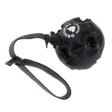 Maxbell Maxbell Pet Dog Puppy Toy Hollow Ball with Rope Handle Easy to Throw Black