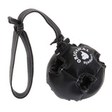 Maxbell Maxbell Pet Dog Puppy Toy Hollow Ball with Rope Handle Easy to Throw Black