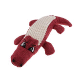 Maxbell Maxbell Pet Sound Cat Dog Squeaky Chew Toy Biting Toy Simulation Crocodile Red