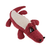 Maxbell Maxbell Pet Sound Cat Dog Squeaky Chew Toy Biting Toy Simulation Crocodile Red