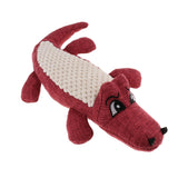 Maxbell Maxbell Pet Sound Cat Dog Squeaky Chew Toy Biting Toy Simulation Crocodile Red