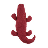 Maxbell Maxbell Pet Sound Cat Dog Squeaky Chew Toy Biting Toy Simulation Crocodile Red