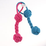 Maxbell Maxbell 2Pcs Pet Puppy Dog Cotton Rope Chew Toys for Teeth Cleaning Knot Rope L