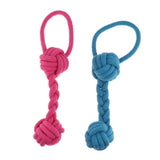 Maxbell Maxbell 2Pcs Pet Puppy Dog Cotton Rope Chew Toys for Teeth Cleaning Knot Rope L