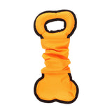 Maxbell Maxbell 2Pcs Bone Type Dog Bite Tug Pillow Durable Exercise Training Toys Orange