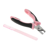 Maxbell Maxbell Pet Dog and Cat Grooming Clipper with File Non Slip Handle Pink