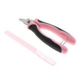 Maxbell Maxbell Pet Dog and Cat Grooming Clipper with File Non Slip Handle Pink