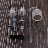 Maxbell Maxbell Aquarium Acrylic CO2 Diffuser Carbon Dioxide Atomizer Reactor Flat Bottom L