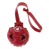 Maxbell Maxbell Pet Dog Puppy Toy Hollow Ball with Rope Handle Easy to Throw Red